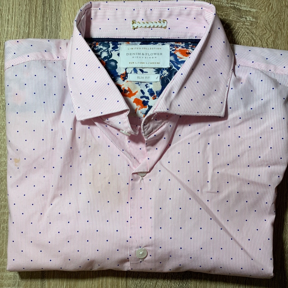 Rare Denim & Flower Shirt